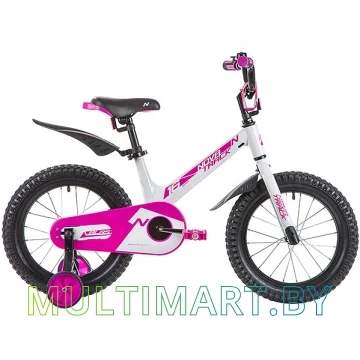 Детский велосипед Novatrack Blast 165MBLAST.WPR9 (белый/розовый, 2019)